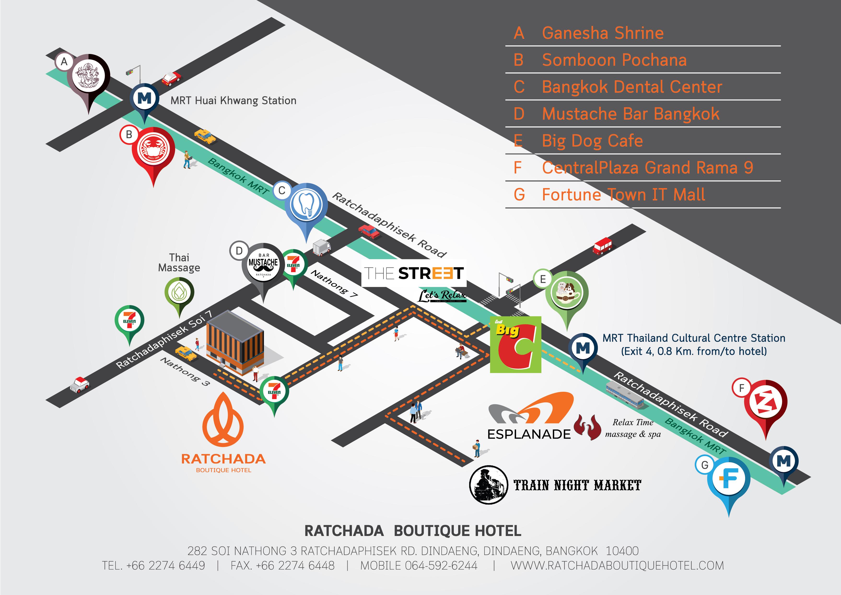 Ratchada Boutique Hotel Бангкок Экстерьер фото